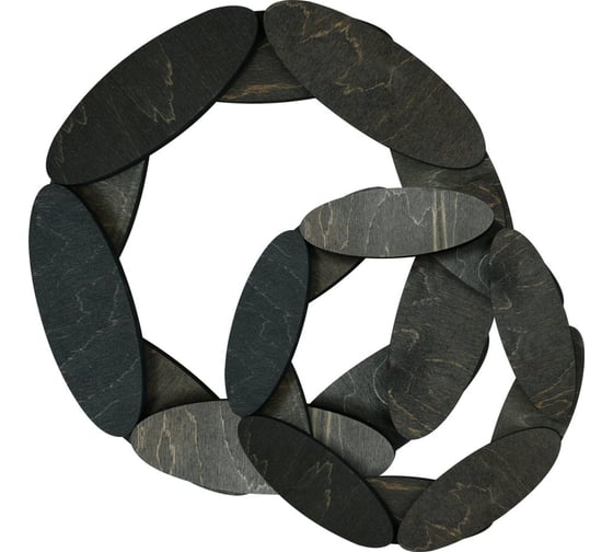 Изображение товара Подставка под горячее МУЛЬТИДОМ Парочка, набор 2 шт., диаметры 15 и 20,5 см МБ18-440