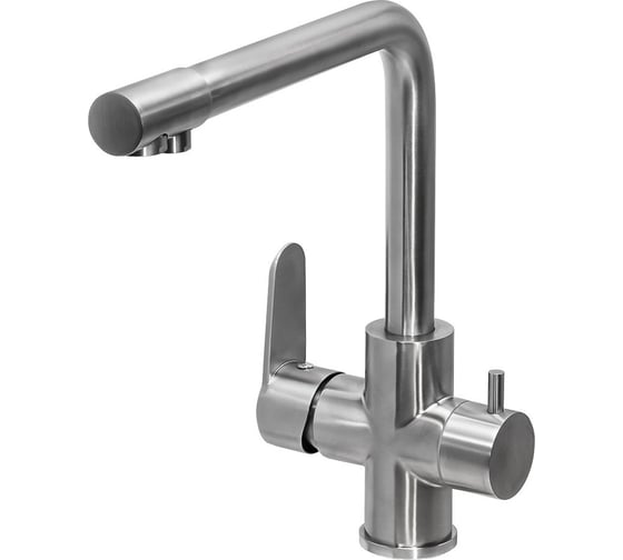 Изображение товара Смеситель для кухни Профсан ПСМ нержавеющая сталь AISI-304, с подключением фильтра, тип См-МОЦБА PSM-300-22