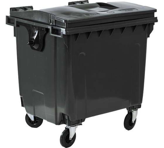 Изображение товара Мусорный контейнер Дигрус 1100 л темно-серый 29.С19-ТС/Д