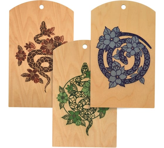 Изображение товара Доска разделочная МУЛЬТИДОМ Гарафена, 17х29 см МТ88-484