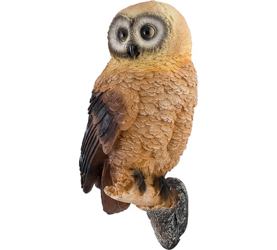 Изображение товара Садовая фигурка Park Навесная Сова на пеньке Н-31 см 169334