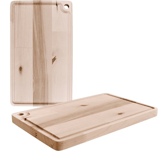 Изображение товара Разделочная доска МУЛЬТИДОМ с желобками, 30х18 см МФ18-221