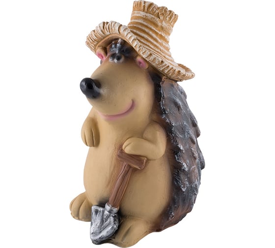 Изображение товара Садовая фигурка Park Ежик в шляпе с лопатой Н-43 см 169421