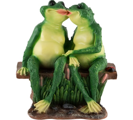 Изображение товара Садовая фигурка Park Лягушки на лавочке H-32 см 169359