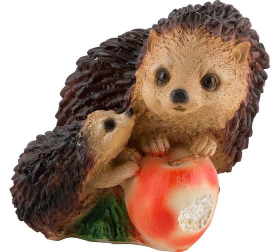 Изображение товара Садовая фигурка Park Ежики с яблоком H-14 см 169351