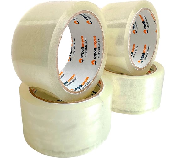 Изображение товара Лента Стройштуки 48 мм, 120 м, 40 мкм, прозрачная УТ-00033066