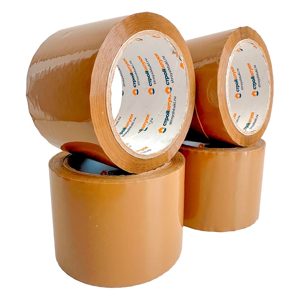 Изображение товара Лента Стройштуки 72 мм 66 м коричневая полипропиленовая
