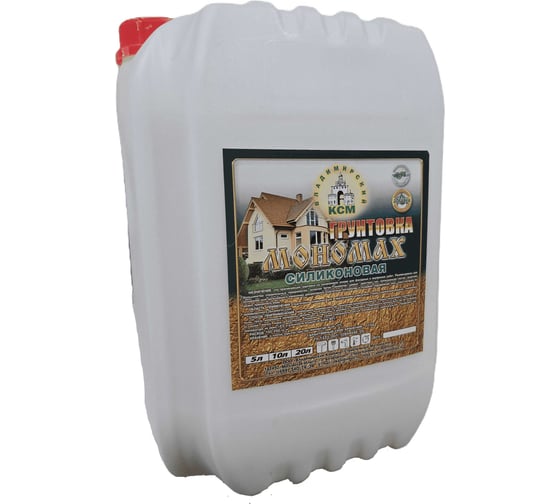 Изображение товара Грунтовка силиконовая универсальная МОНОМАХ 5 л 2грс5б
