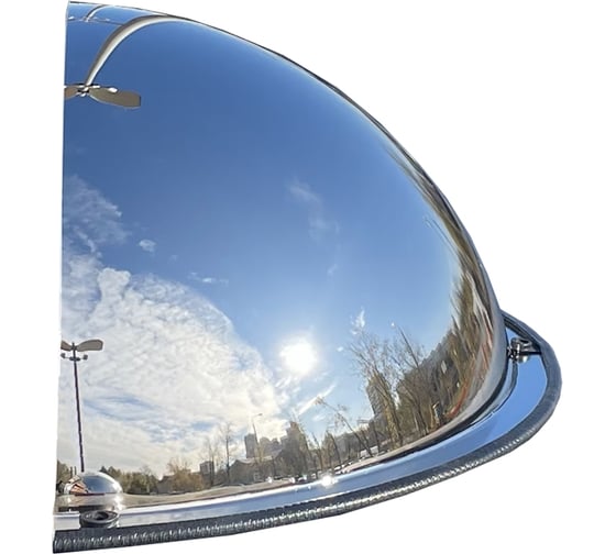 Изображение товара Зеркало для помещений Turbosky купольное, полусфера, 600 мм 437