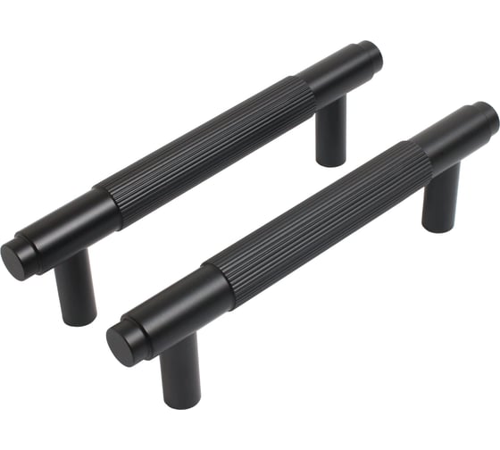 Изображение товара Мебельная ручка-скоба StahlBuro AP2309-96 2 шт., BL черный матовый 16775