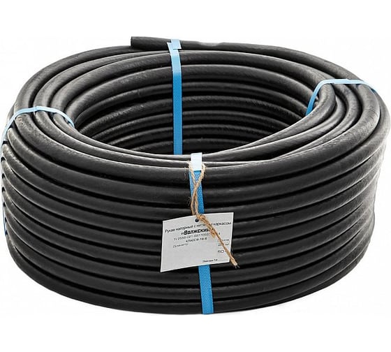 Изображение товара Поливочный резиновый шланг ООО "Аквапласт" Гидроагрегат ВОЛЖСКИЙ 12 мм, 25 м Р1-00006981