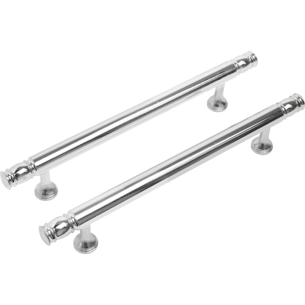 Изображение товара Мебельная ручка-скоба StahlBuro AP2311-128 хром 2 шт., современная мебельная фурнитура