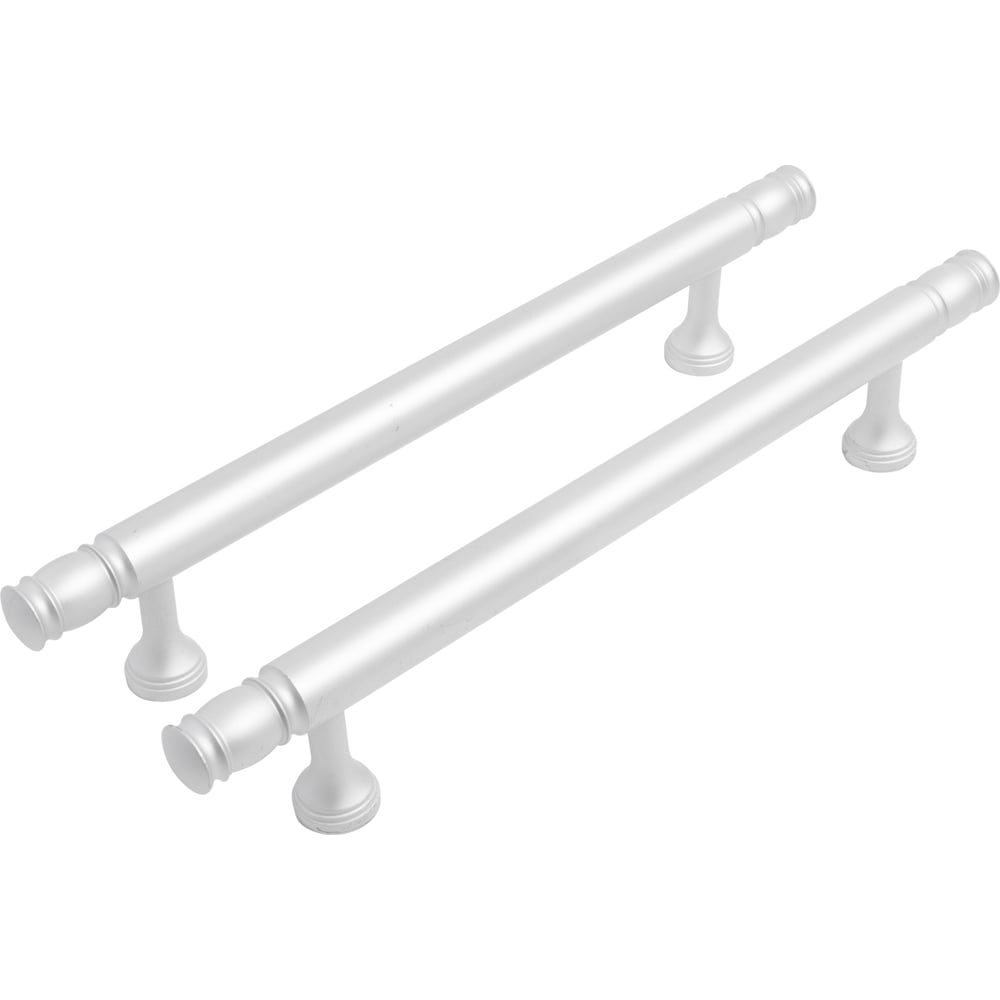 Изображение товара Мебельная ручка-скоба StahlBuro AP2311-128 2 шт. белый матовый хром