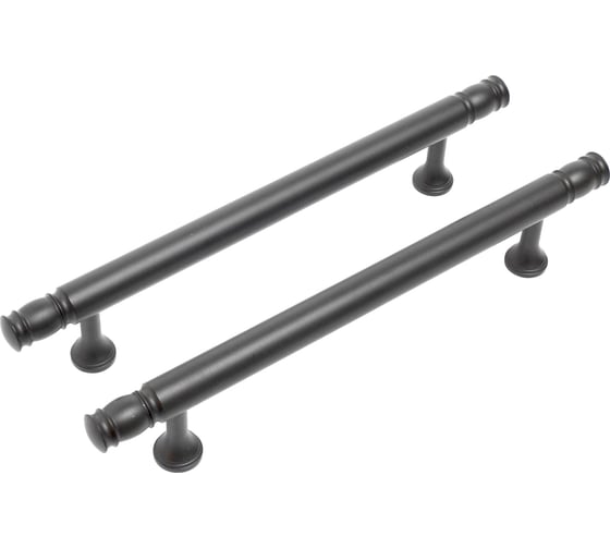 Изображение товара Мебельная ручка-скоба StahlBuro AP2311-128 2 шт., BL матовый черный 16787