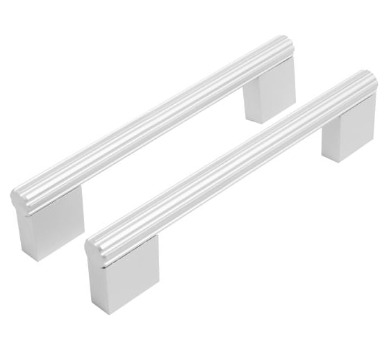 Изображение товара Мебельная ручка-скоба StahlBuro AP2313-128 2 шт., W матовый белый хром 16800