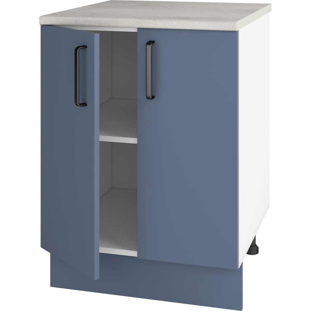 Изображение товара Шкаф-стол Комфорт-Питер 600 дымчато-голубой модульная кухня 2