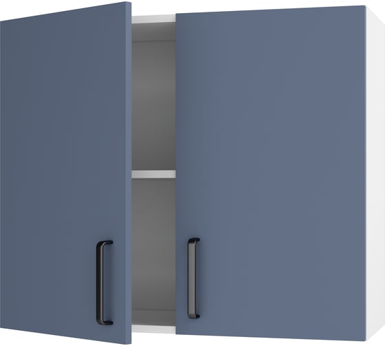 Изображение товара Настенный шкаф Комфорт-Питер 800 (911675 232 Дымчато-голубой) 911675232