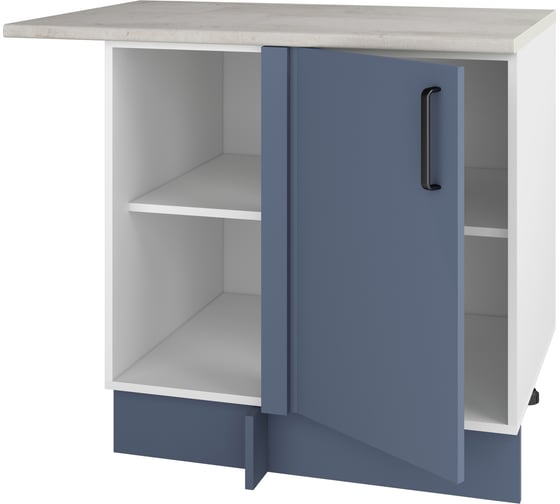 Изображение товара Напольный угловой шкаф Комфорт-Питер 911678 232 Дымчато-голубой 911678232