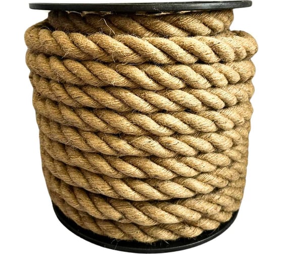 Изображение товара Канат джутовый ООО Оптхозторг 28 мм - 30 м 0482830