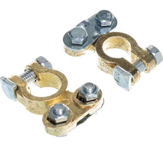 Изображение товара Клеммы аккумулятора ARNEZI прямые усиленные с крепежом 2шт 00-00979413