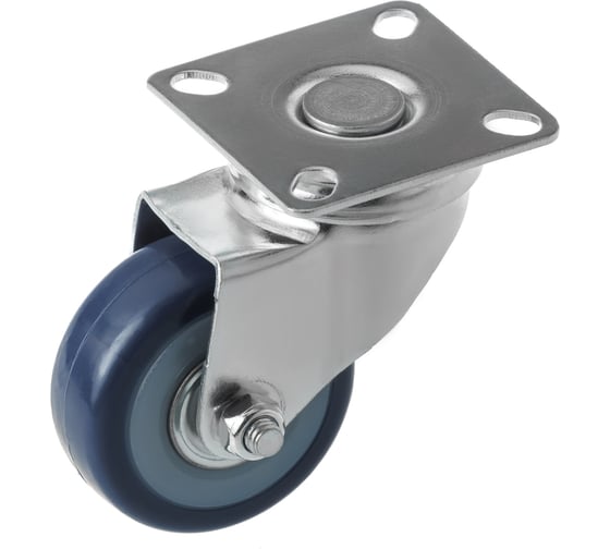 Изображение товара Мебельное колесо А5 SCv 25 синее, 50 мм 1000128