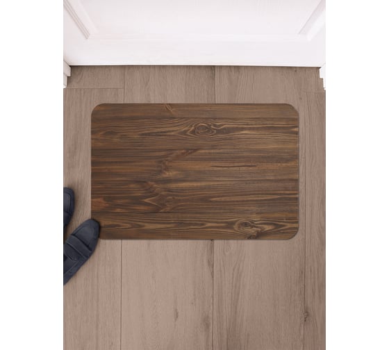 Изображение товара Коврик в прихожую придверный JoyArty прямоугольный Древесная текстура 58x38 см sbmrec_20394_58x38