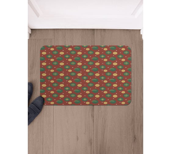 Изображение товара Коврик в прихожую придверный JoyArty прямоугольный Рождественское сияние 58x38 см sbmrec_427881_58x38