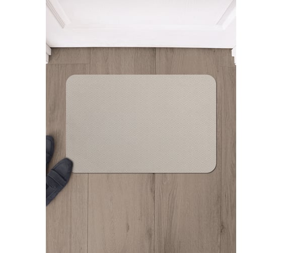 Изображение товара Коврик в прихожую придверный JoyArty прямоугольный Полотно ромбов 58x38 см sbmrec_28284_58x38