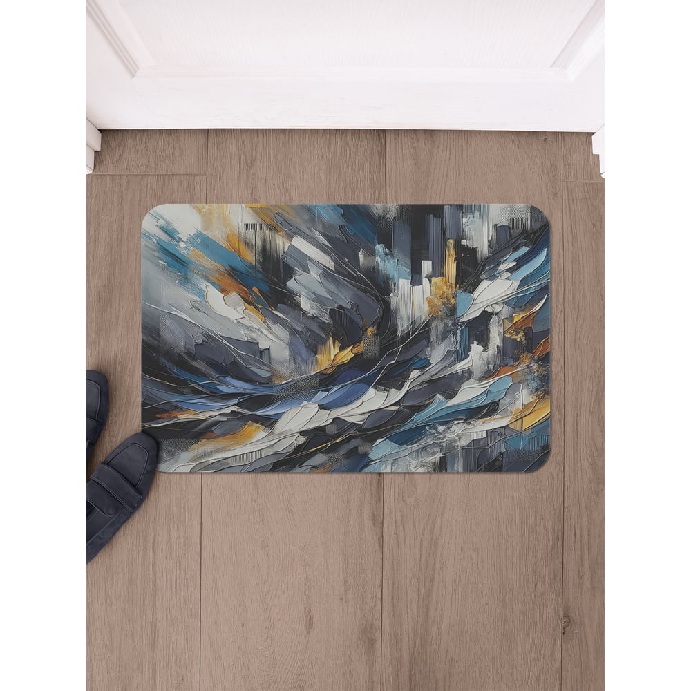 Изображение товара Коврик в прихожую JoyArty прямоугольный Акварель кистью 58x38 см