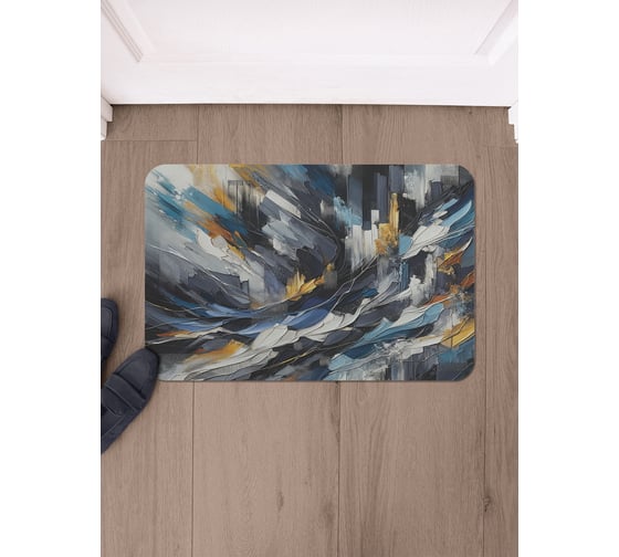 Изображение товара Коврик в прихожую JoyArty прямоугольный Акварель кистью 58x38 см sbmrec_sd3464_58x38