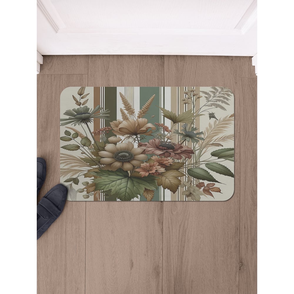 Изображение товара Коврик в прихожую JoyArty Луговой букет 58x38 см