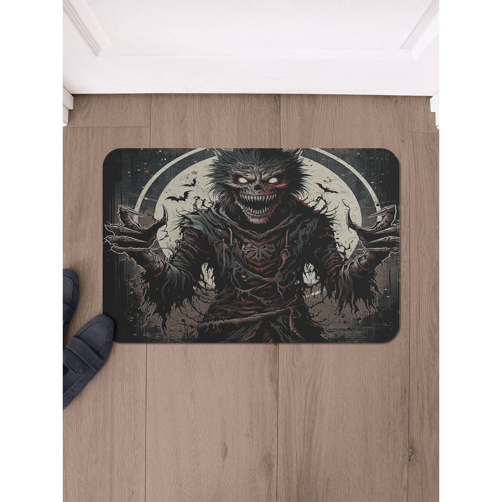 Изображение товара Коврик в прихожую JoyArty прямоугольный 58x38 см с рисунком монстр