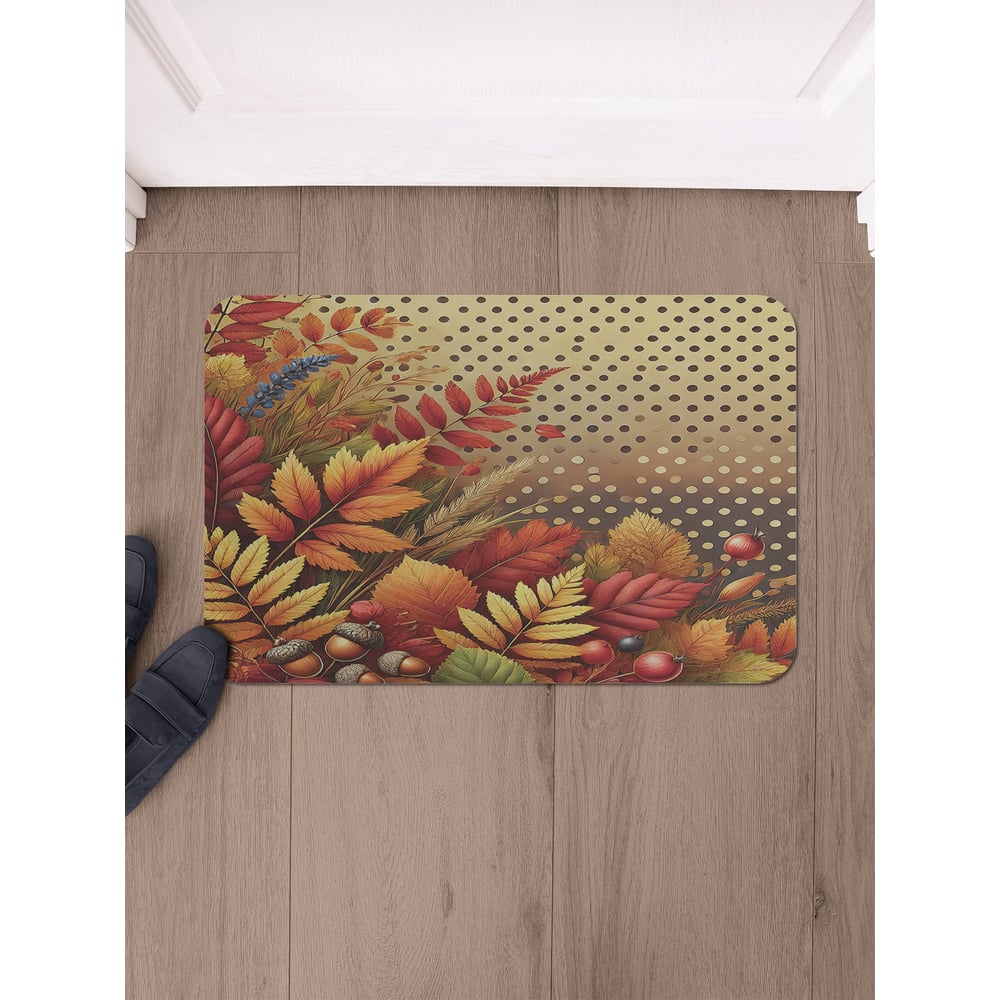 Изображение товара Коврик в прихожую JoyArty Осенняя композиция 58x38 см