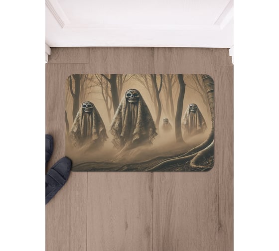Изображение товара Коврик в прихожую JoyArty прямоугольный Привидения идут 58x38 см sbmrec_sd3843_58x38