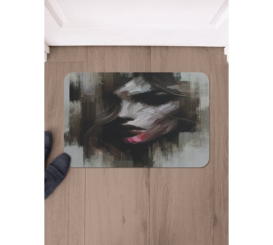 Изображение товара Коврик в прихожую JoyArty прямоугольный Рисунок девушки 58x38 см sbmrec_sd3573_58x38