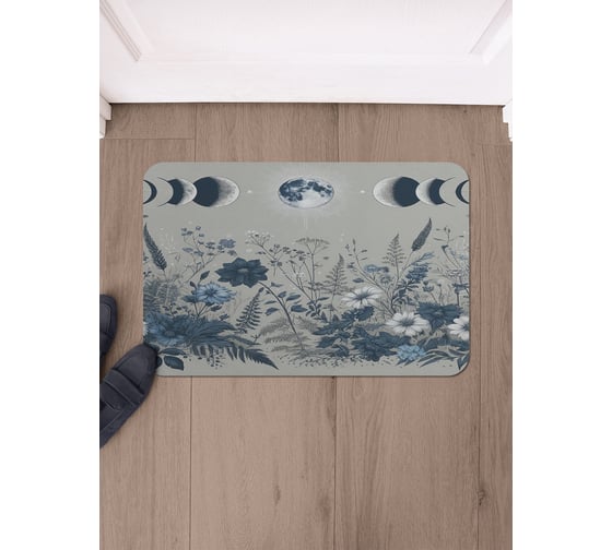 Изображение товара Коврик в прихожую JoyArty прямоугольный Фазы луны 58x38 см sbmrec_sd3528_58x38
