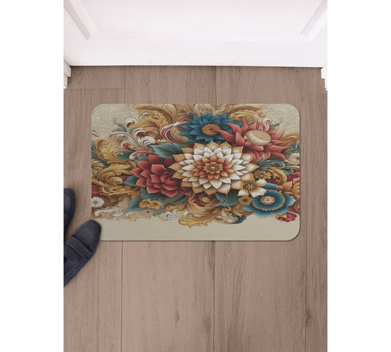 Изображение товара Коврик в прихожую JoyArty прямоугольный Сухой букет 58x38 см sbmrec_sd3529_58x38