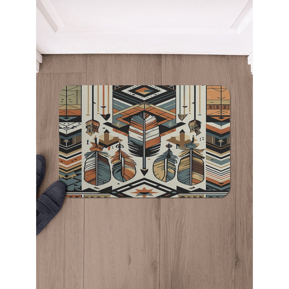 Изображение товара Коврик в прихожую JoyArty Этнические узоры 58x38 см