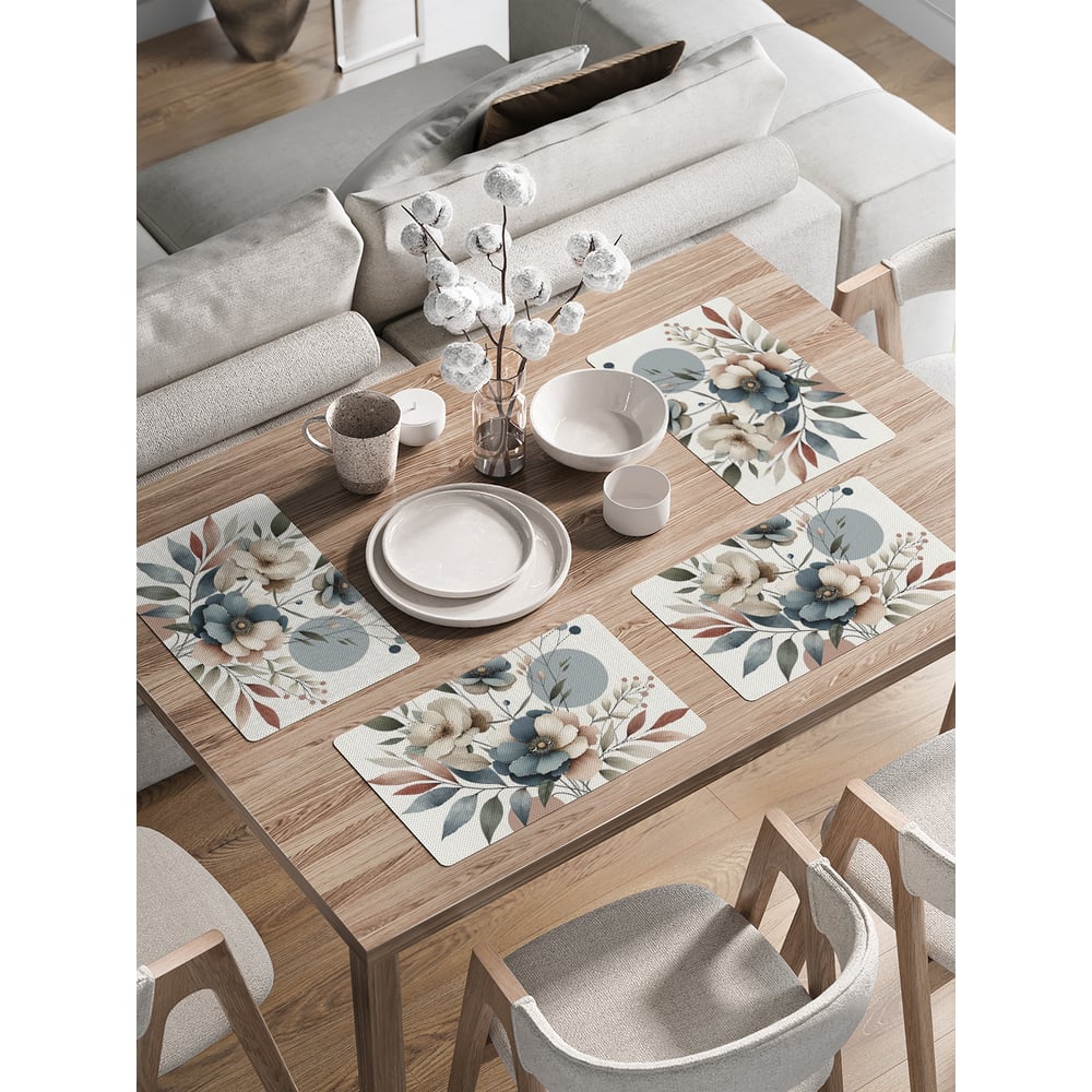 Изображение товара Сервировочные салфетки JoyArty ГЕОМЕТРИЯ ЦВЕТОВ 30x46 см, 4 шт