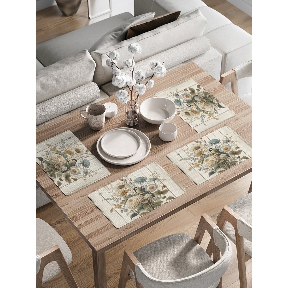 Изображение товара Сервировочные салфетки JoyArty Полевой букет 30x46 см