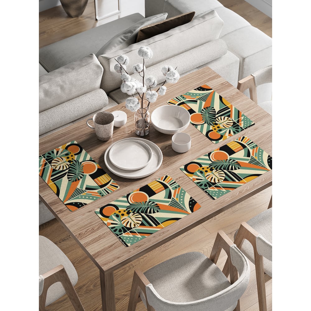 Изображение товара Сервировочные салфетки JoyArty Графика форм 30x46 см