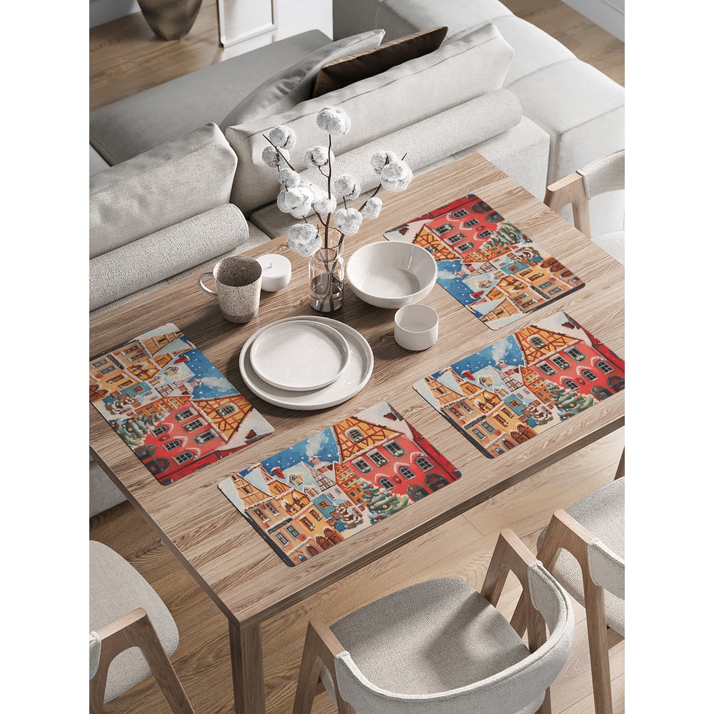 Изображение товара Сервировочные салфетки JoyArty Новогодняя елка 30x46 см серия Новый год и Рождество