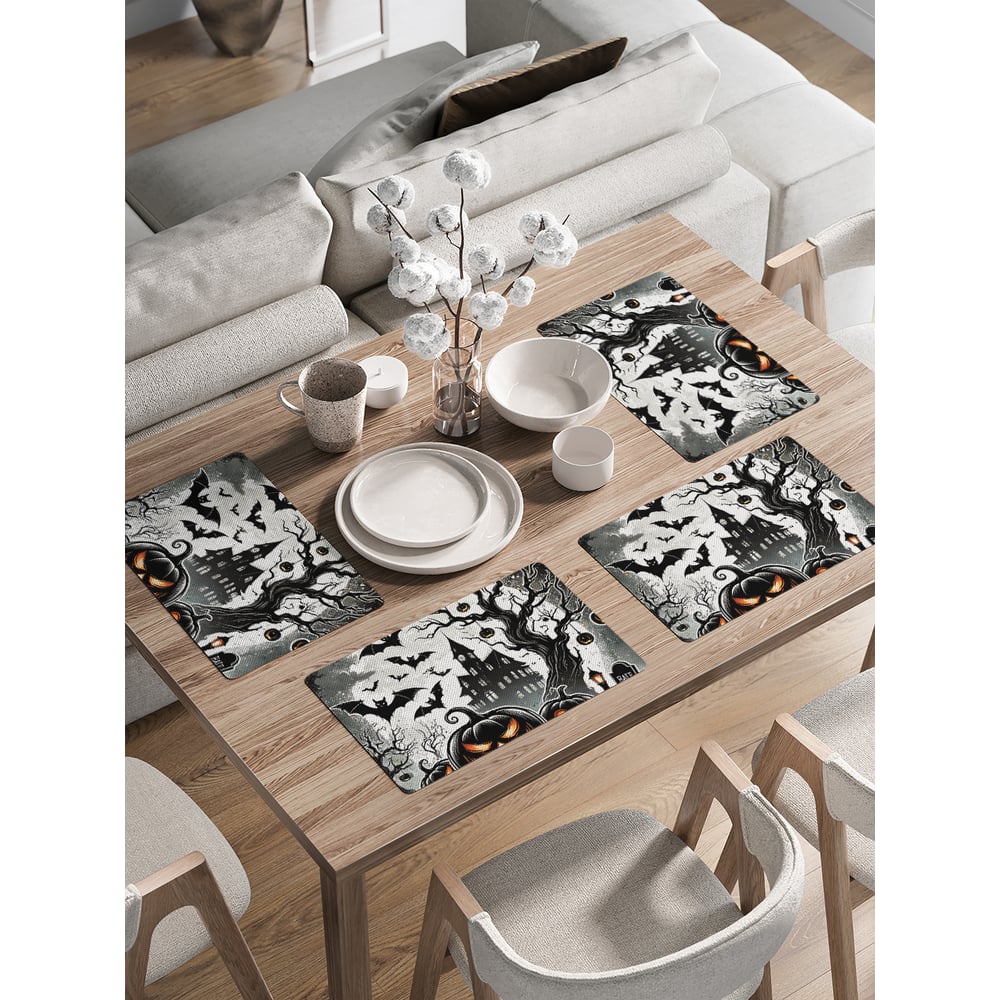 Изображение товара Сервировочные салфетки JoyArty Ночь страха 30x46 см для Хэллоуина