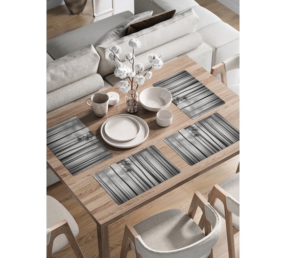 Изображение товара Сервировочные салфетки на стол JoyArty "Туманность", 30x46 см , ser002_sd3470_30x46