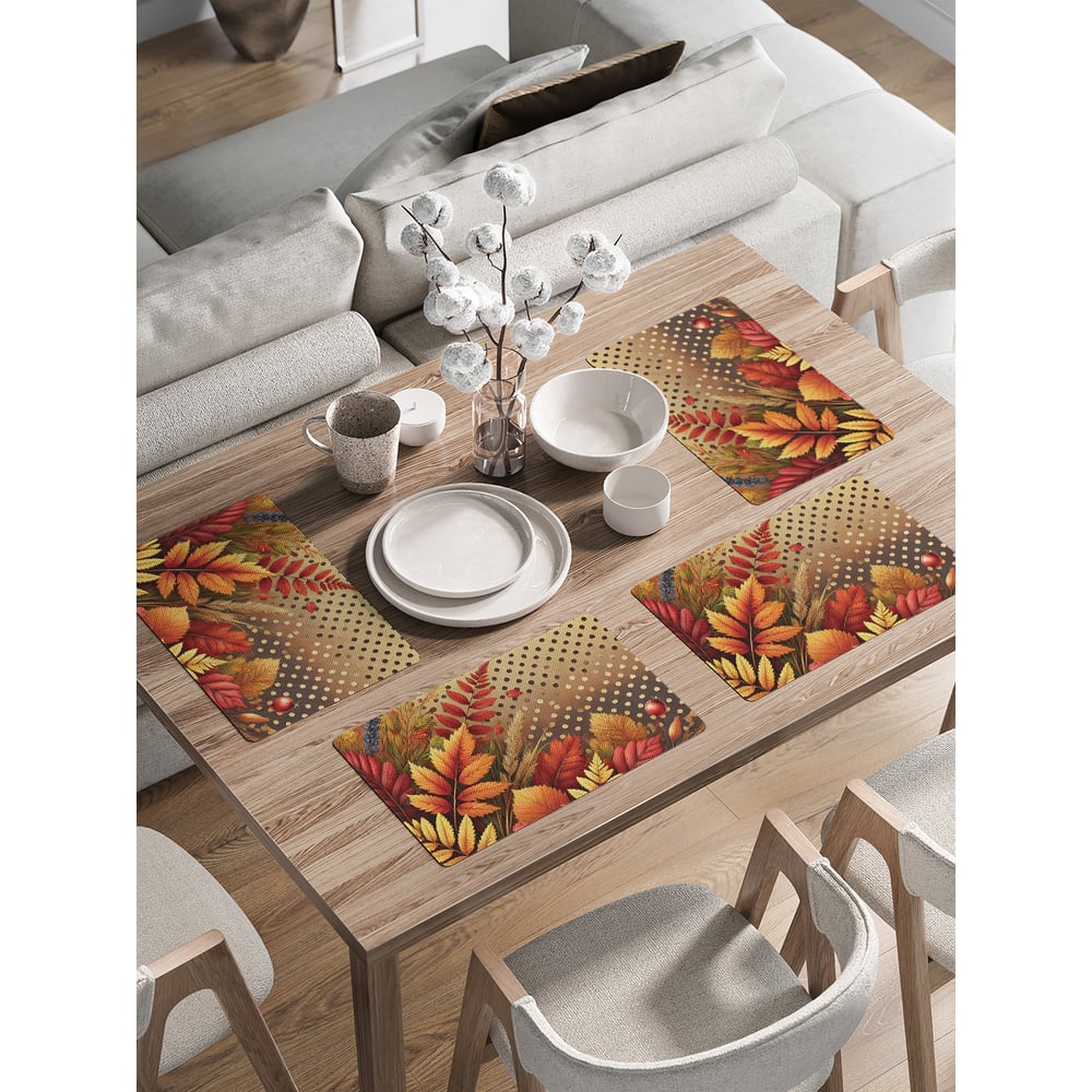 Изображение товара Сервировочные салфетки JoyArty Осенняя композиция 30x46 см