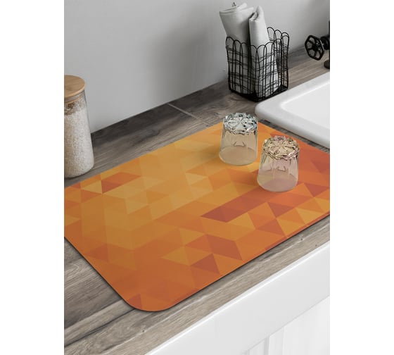 Изображение товара Коврик для сушки посуды JoyArty прямоугольный Геометрические узоры 58x38 см sbmrec_13496_58x38