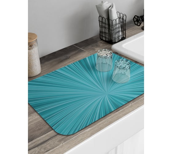 Изображение товара Коврик для сушки посуды JoyArty прямоугольный Иллюзорный тоннель 58x38 см sbmrec_13260_58x38