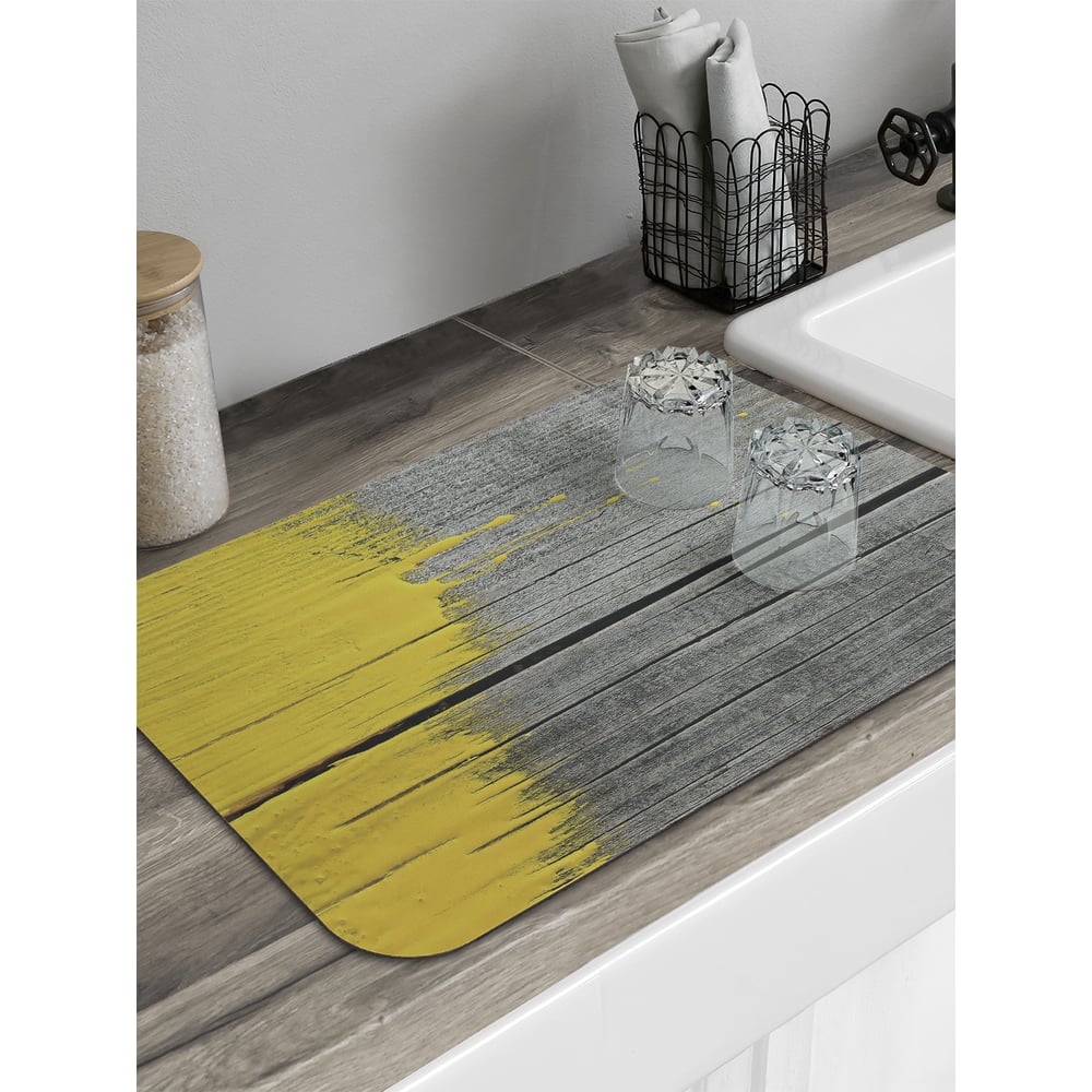 Изображение товара Коврик для сушки посуды JoyArty прямоугольный Недокрашенная доска 58x38 см sbmrec_55155_58x38