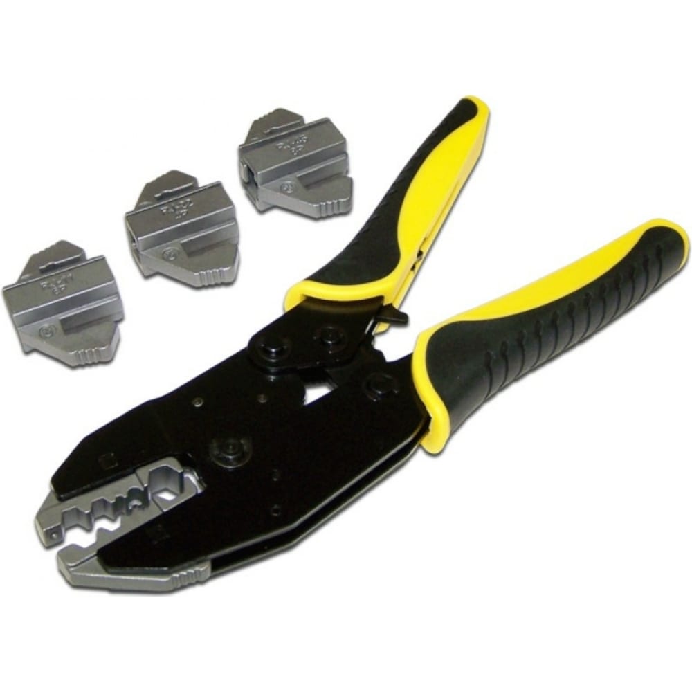 Набор инструментов для обжима витой пары и коаксиального кабеля LANMASTER кримпер dexter для обжима витой пары 195 мм