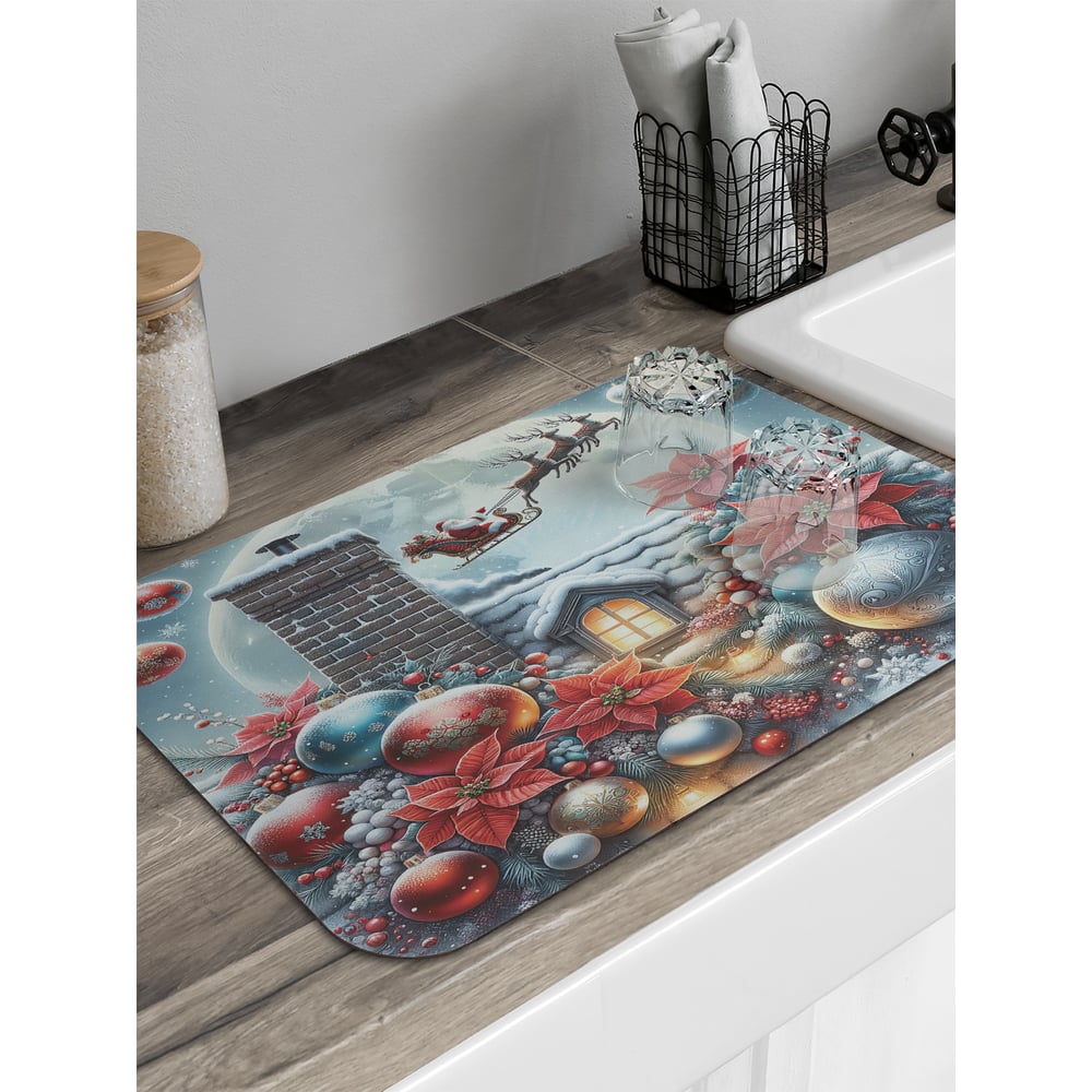 Изображение товара Коврик для сушки посуды JoyArty 58x38 см Сказочная ночь